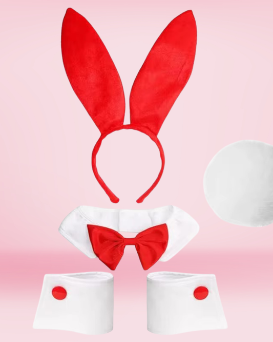 Red - Bunny Accessory Set