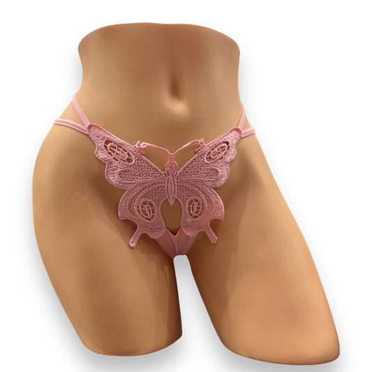 Pink Butterfly - Double Strap