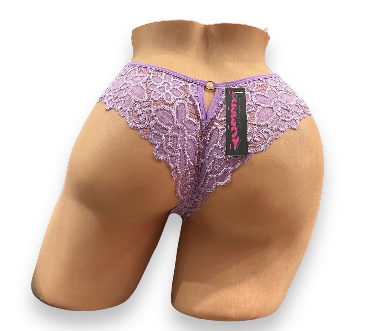 Lilac Lace Cheeky Panty