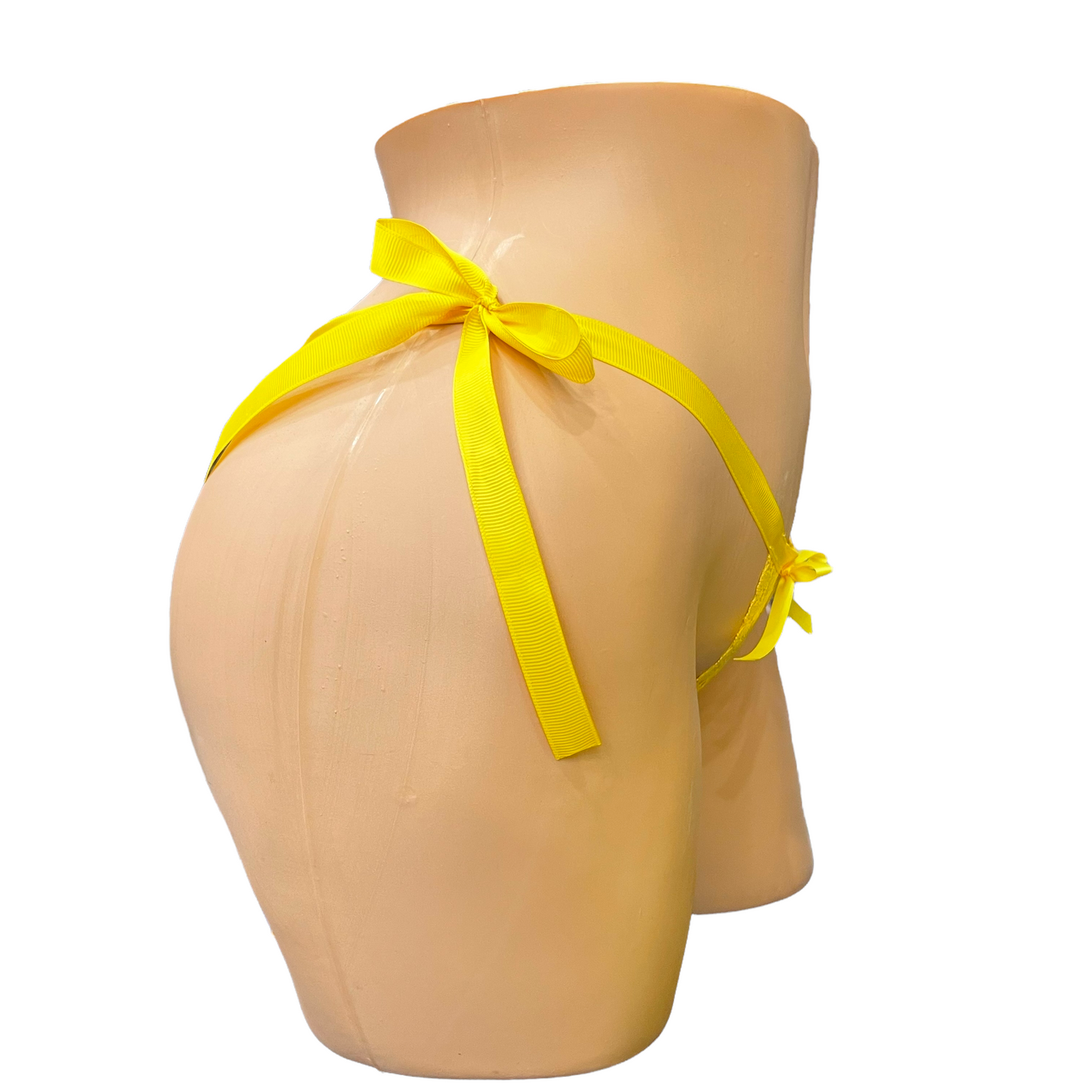 Yellow Essential Side Tie Lace Panty
