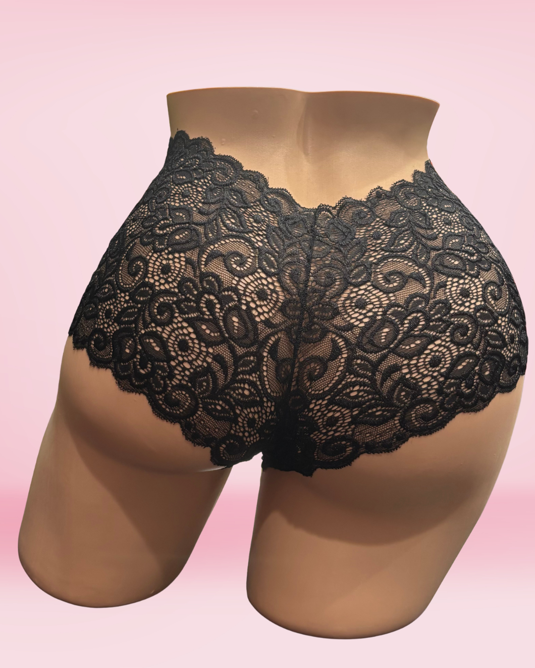Black Lace Boxer