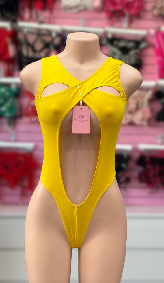 Tease Bodysuit - Yellow