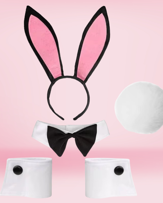Black & Pink - Bunny Accessory Set
