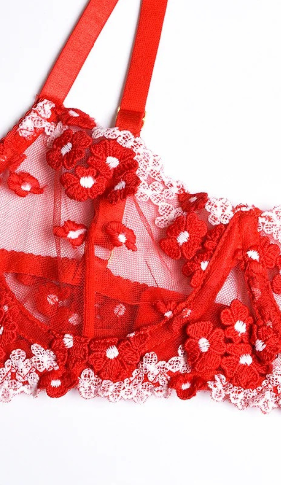 Red Daisy Set