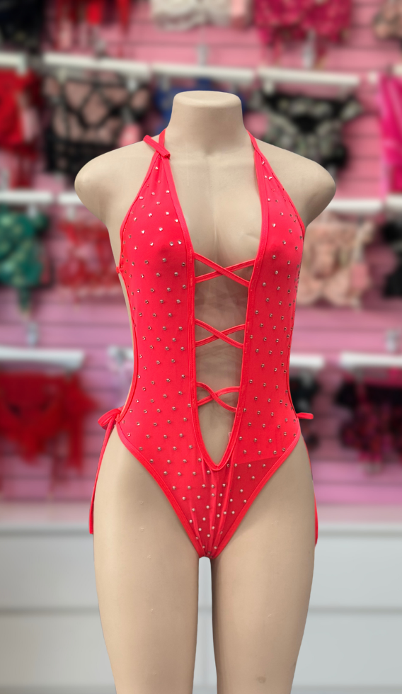 Kari Bodysuit Neon Orange