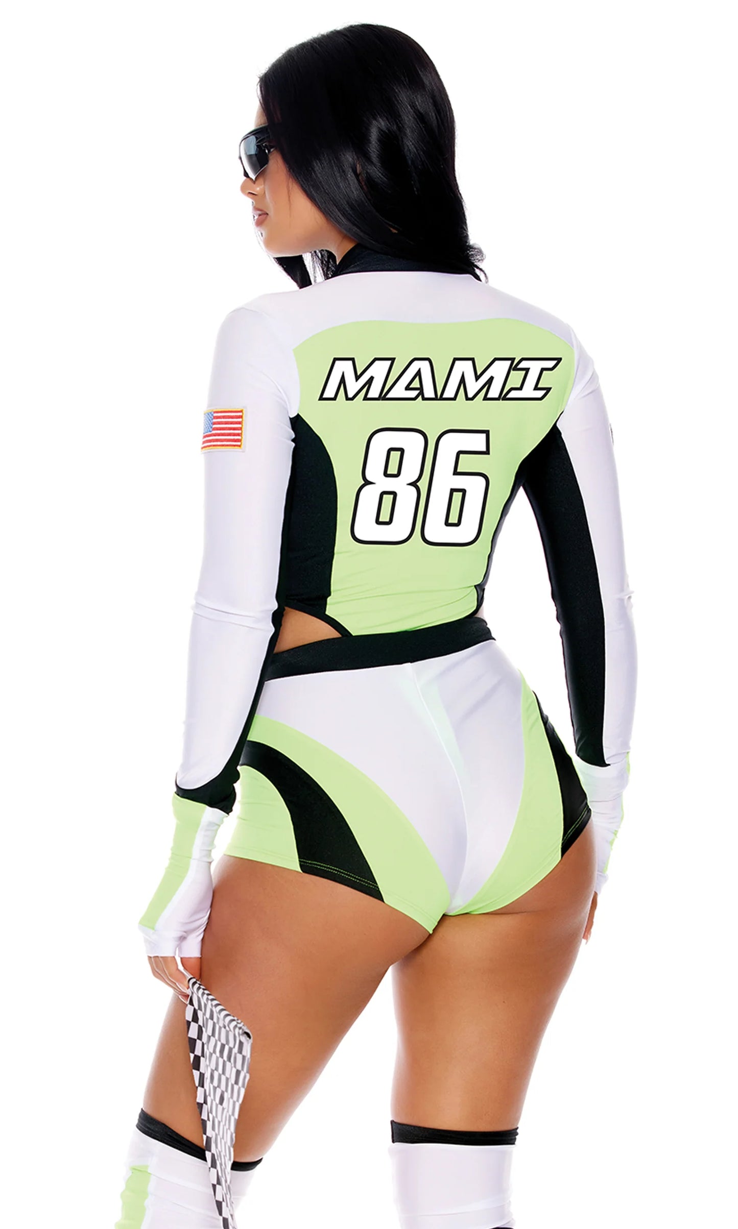 Green Motocross Racer