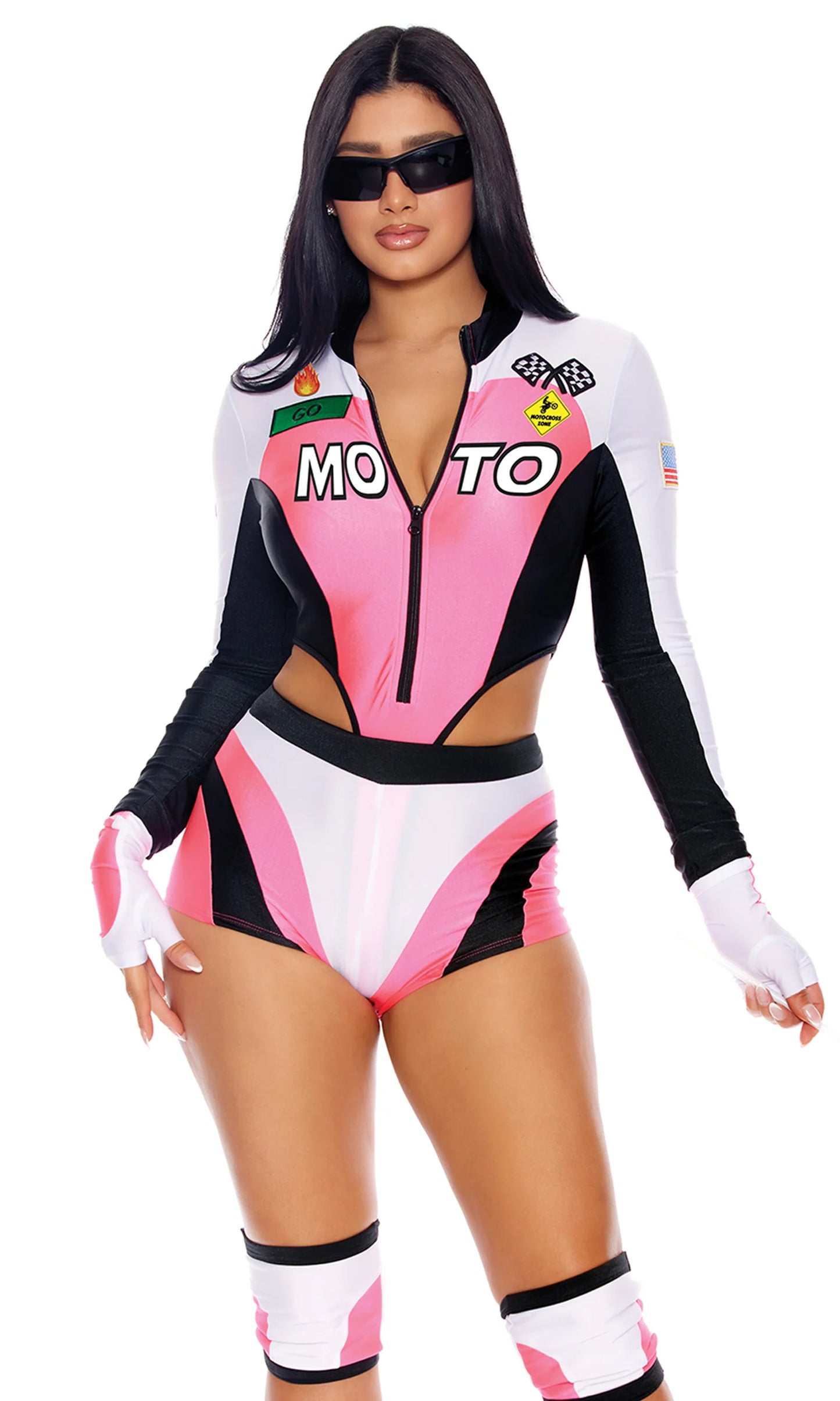 Pink Motocross Racer