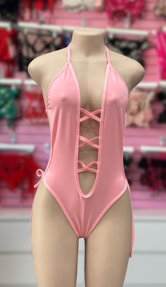 Kari Bodysuit Baby Pink