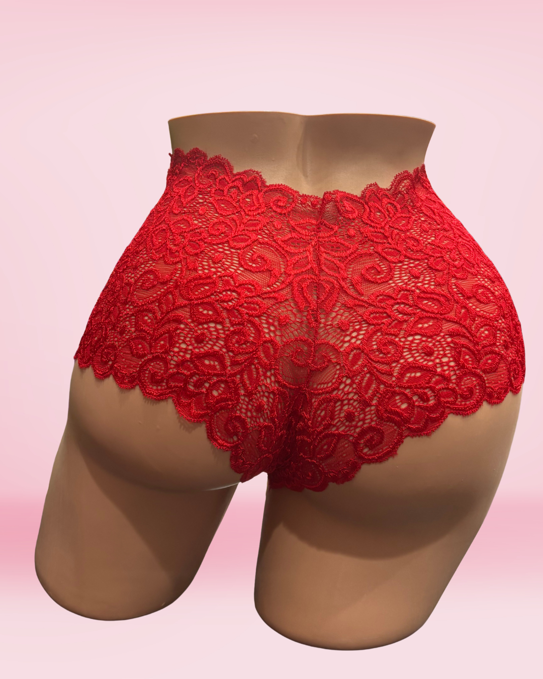 Red Lace Boxer
