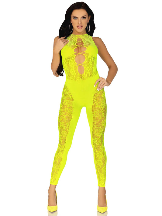 Neon Yellow Untamed Convertible Bodystocking