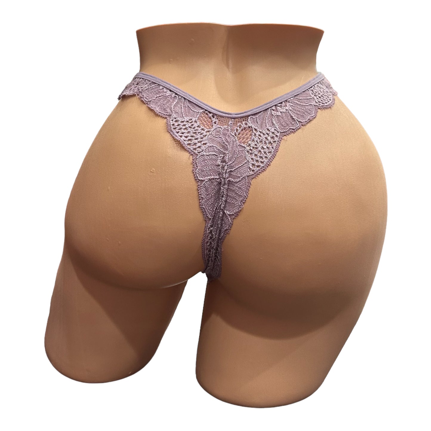 Lavender Lace V  Thong