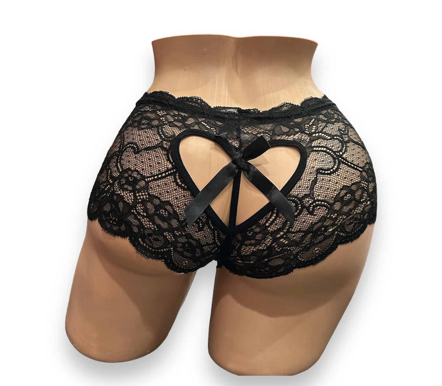 All The Love Cheeky Boyshort -  Black
