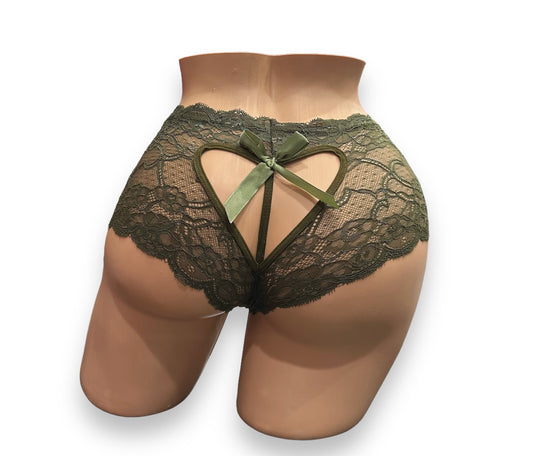 All The Love Cheeky Boyshort -  Green