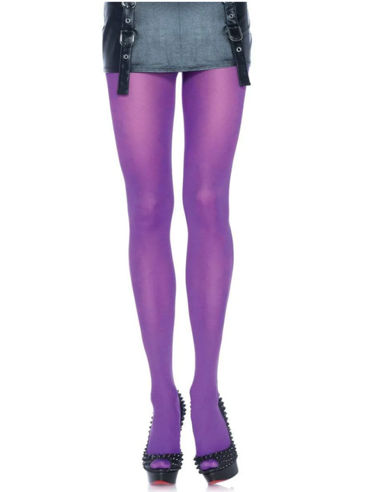 Purple Nylon Tights